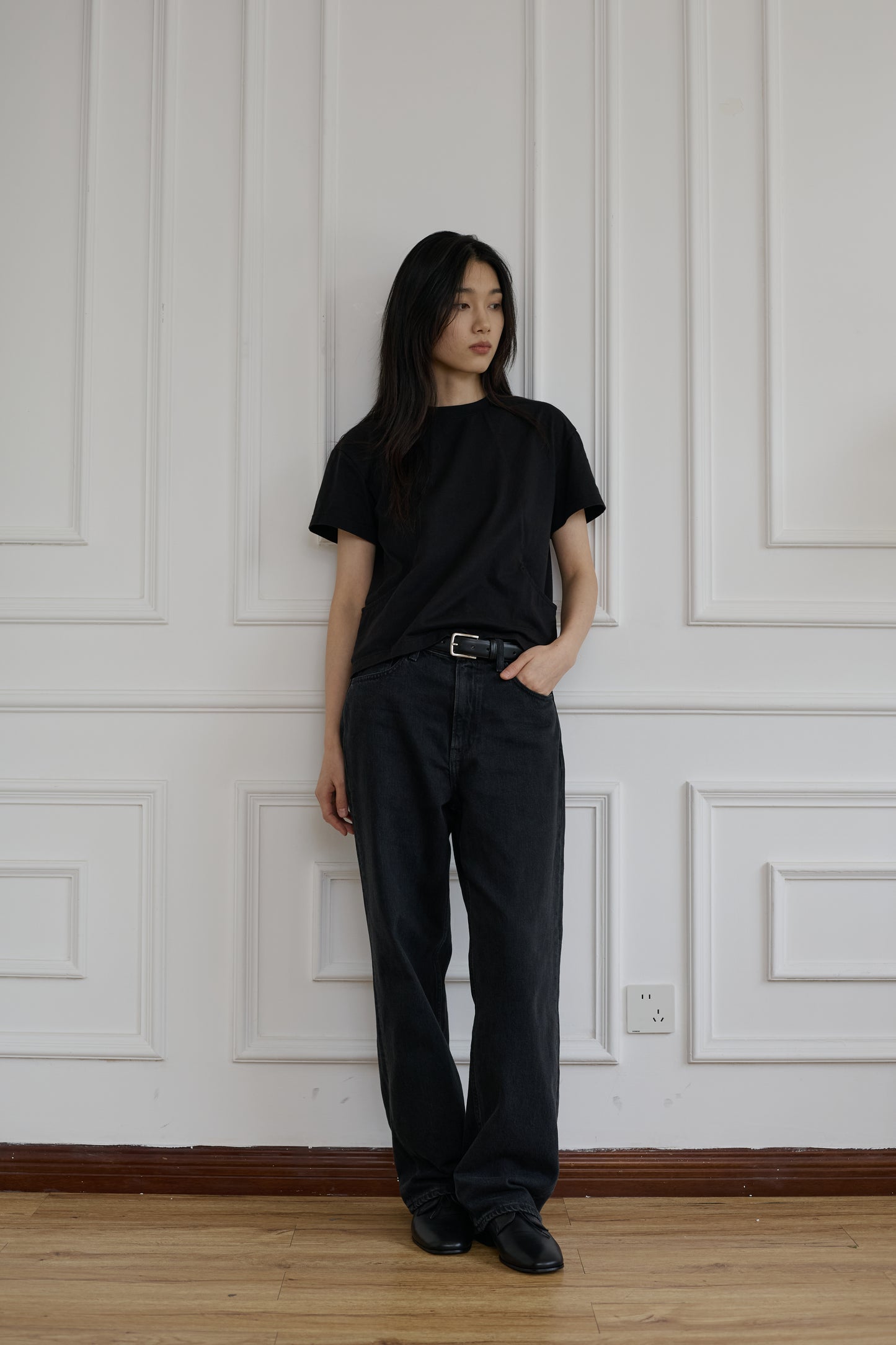Brushed Panel Pocket Tee