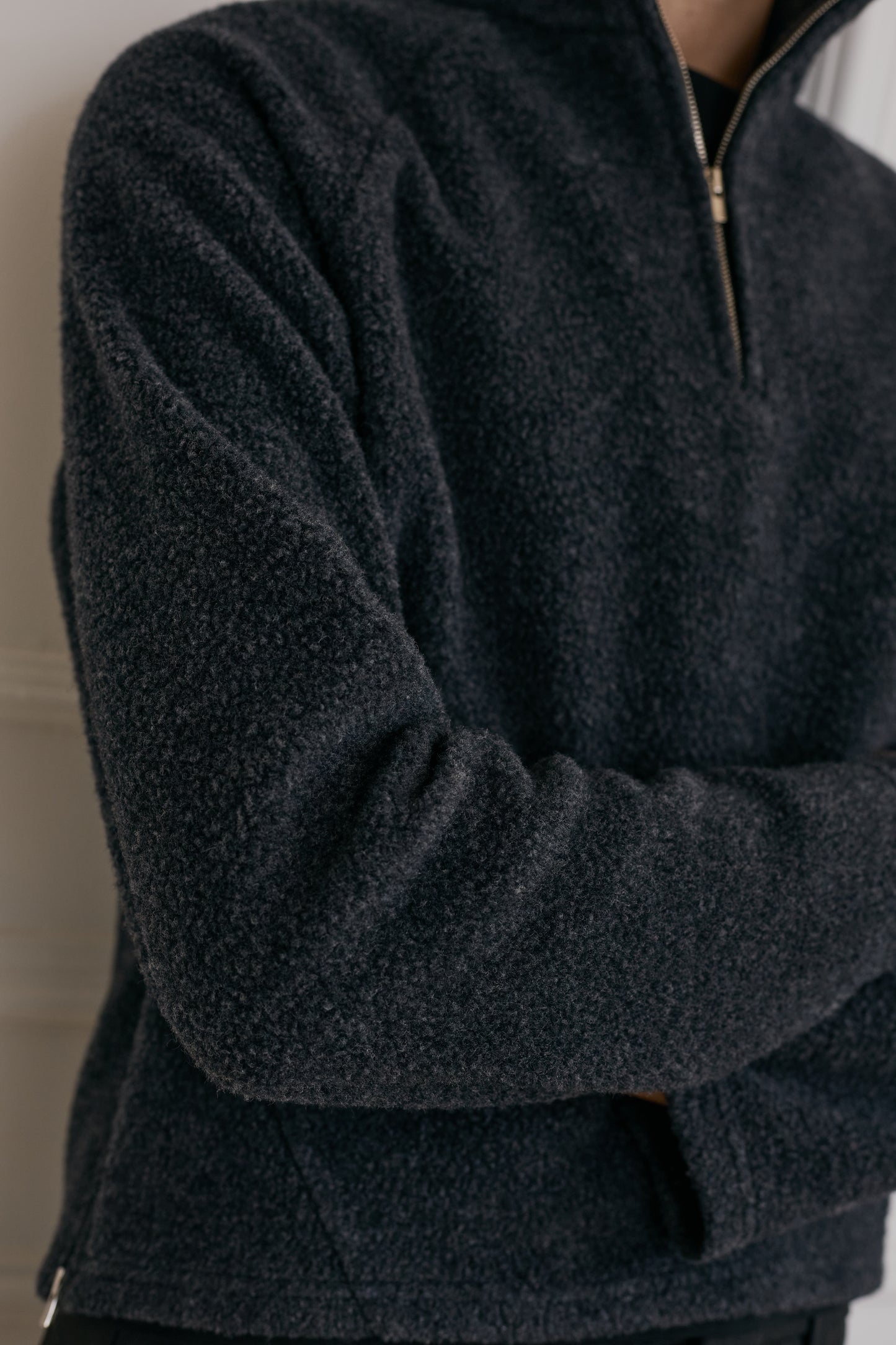 Wool Half-Zip Sweater